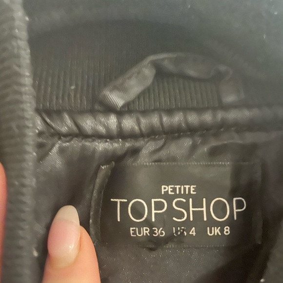 Topshop Petite Bomber Coat (size 4) - Picture 10 of 11